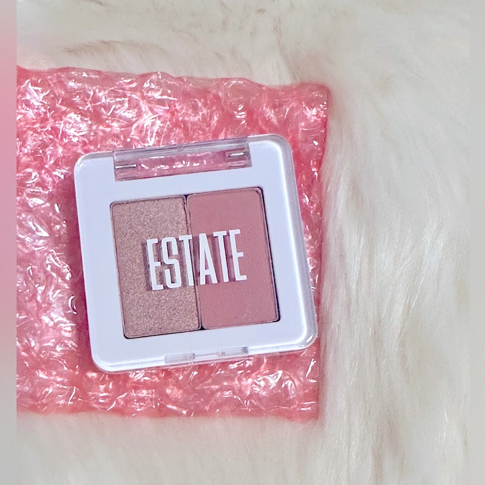 🆕 ESTATE Duo Eyeshadows “BabyGirl” Pressed Compact High End Makeup Neutral Tone